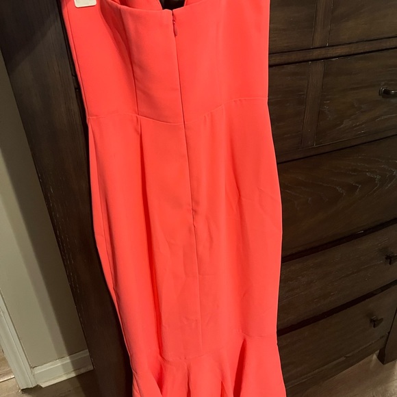 Amanda Uprichard Rayna Strapless Midi Dress - Picture 4 of 7